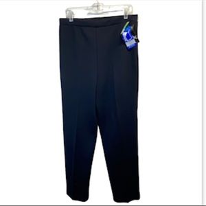 NWT Cape Cod’s Match Mates Black Straight Leg Pants Size 16